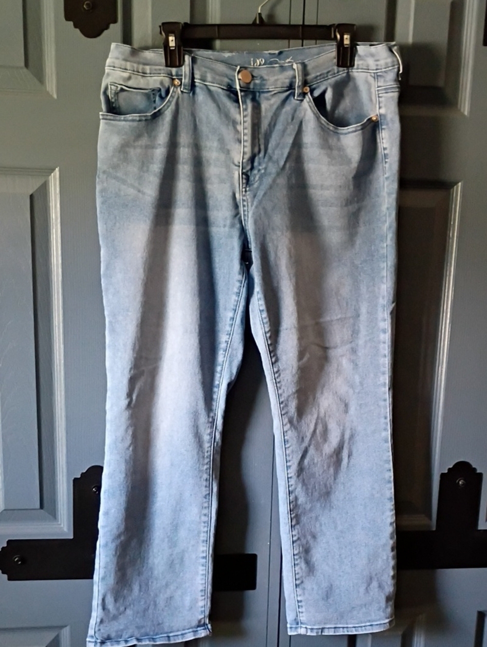 DG2 by Diane Gilman Light Blue Bootcut Jeans
